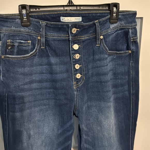 Dark Blue Women's Jeans - Picture 3 of 3